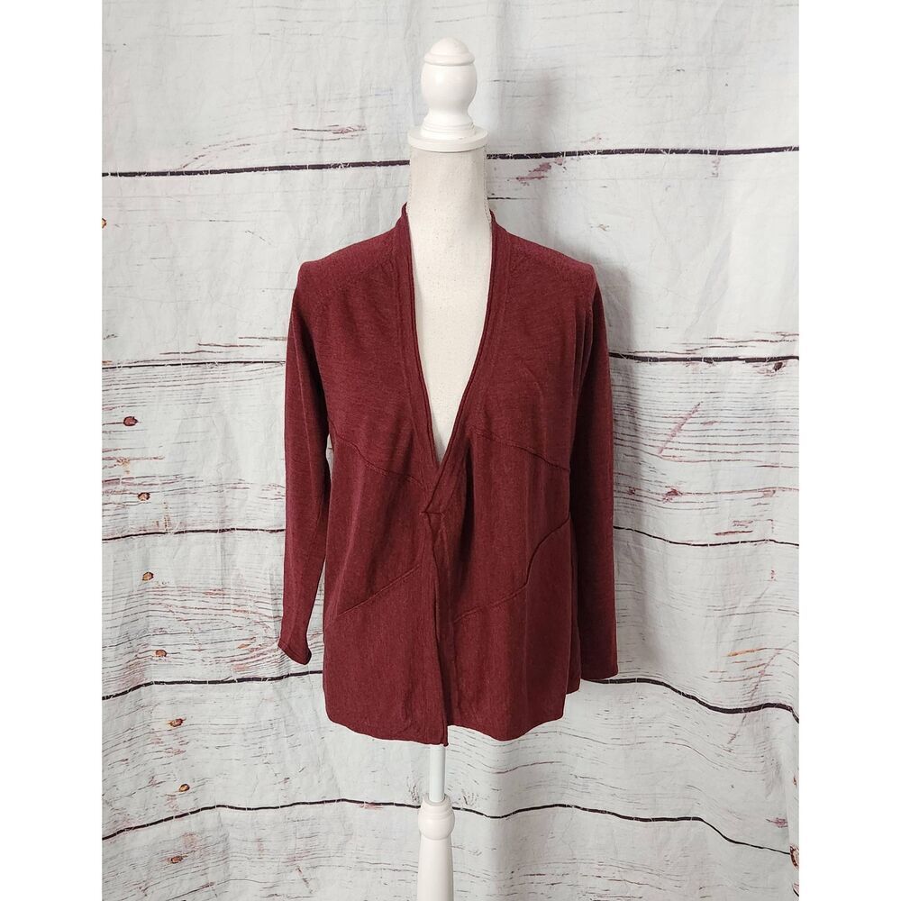 Eileen Fisher‎ Merino Wool Open Cardigan Size XS